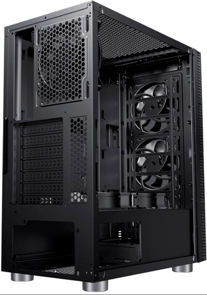 корпус Accord 3407 black w/o PSU ATX 8x120mm 2xUSB2.0 1xUSB3.0 audio bott PSU