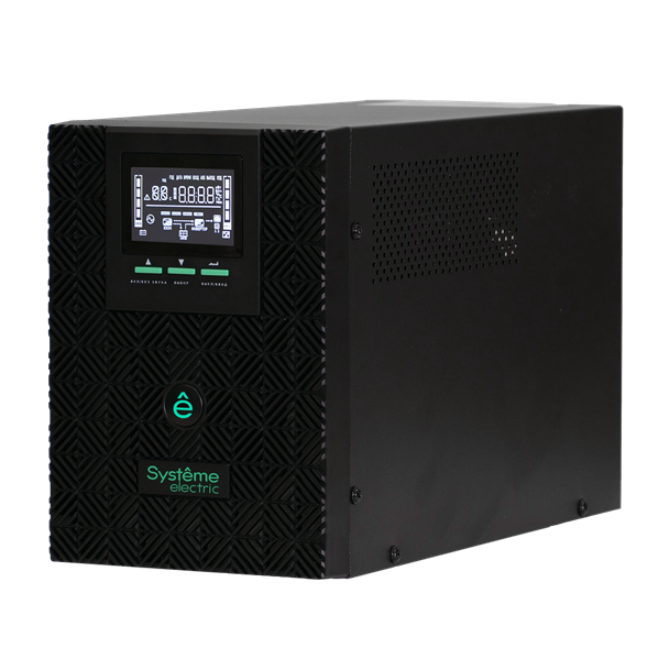 Источник бесперебойного питания Systeme Electric Smart-Save SMT, 1000VA/800W, Line-Interactive, LCD, Out: 3xSchuko, SNMP Intelligent Slot, без встроенных батарей