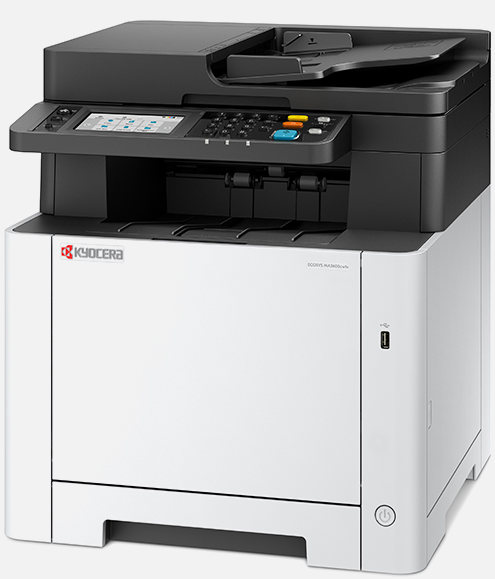 МФУ Kyocera ECOSYS MA2600cwfx P/C/S/F Цв.лазерный А4, 26 стр/мин, 1200 dpi, 512Mb, USB,WiFi, Network, дуплекс, автоподатчик, старт.тонер.
