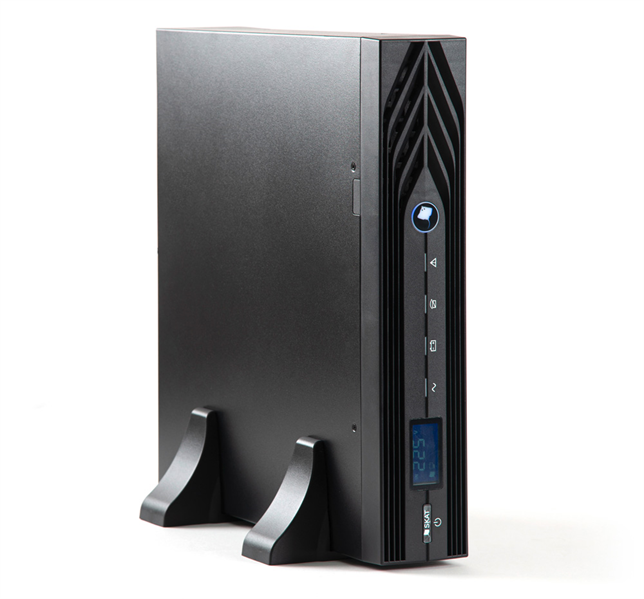 Источник бесперебойного питания (9902) Бастион SKAT-UPS 1000ВА/900Вт RACK 2U/On-Line/2хБезАКБ(40-120Ач)/220В/SNMP slot/5 л.г./МПТ