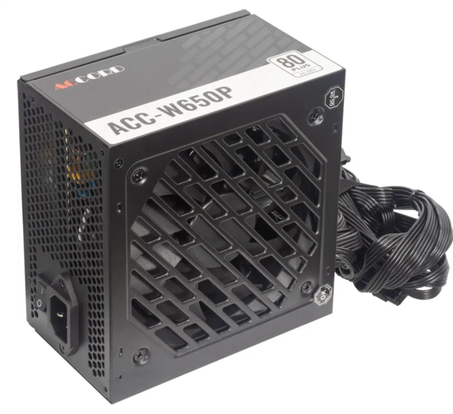 блок питания Accord ATX 650W ACC-W650P 80+ white (20+4pin) 120mm fan 6xSATA RTL