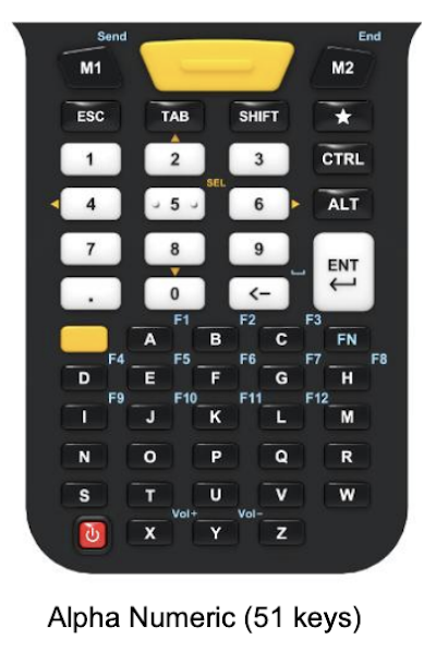 Терминал сбора данных M3 Mobile US30W Android 13.0 GMS, WVGA, Wi-Fi 6, SE5500 (SS), 16MP Rear Camera, BT5.3, NFC(HF), 4G/64G, 51K, 6700mAh Battery, Hand Strap, Bullet Proof Film, Required CRD PWSP