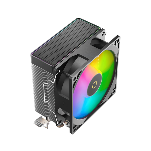 Кулер для процессора Ocypus Gamma A20 BK ARGB, 92mm FARGB FAN, Top FARGB Panel, 2 HEAT PIPES, 3-PIN, 1900 RPM, 21DBA, HYDRO BEARING, LGA115X/1200/1700/18XX, AM4/AM5
