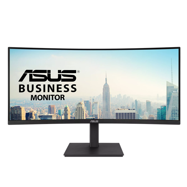 ASUS 34" VA34VCPSN VA 3440x1440 Curved 1500R 4ms 300cd 100Hz HDR10 MM DP HDMI Swivel Pivot HAS Black