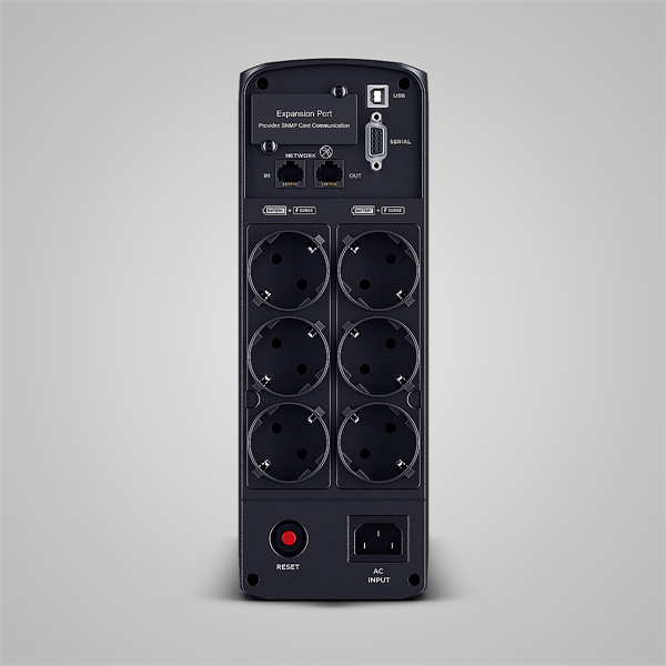 Источник бесперебойного питания Cyberpower CP1600EPFCLCD Line-Interactive 1600VA/1000W USB/RS-232/RJ11/45 (6 EURO)(замена CP1500EPFCLCD) (следы намокания)