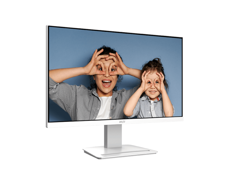 Монитор MSI PRO MP2412W 23.8" 16:9 FHD(1920x1080) VA Flat,1ms(MPRT),4000:1,100M:1,300nit,178/178,HDMI 1.4,Tilt,VESA,100Hz,White,1y war-ty