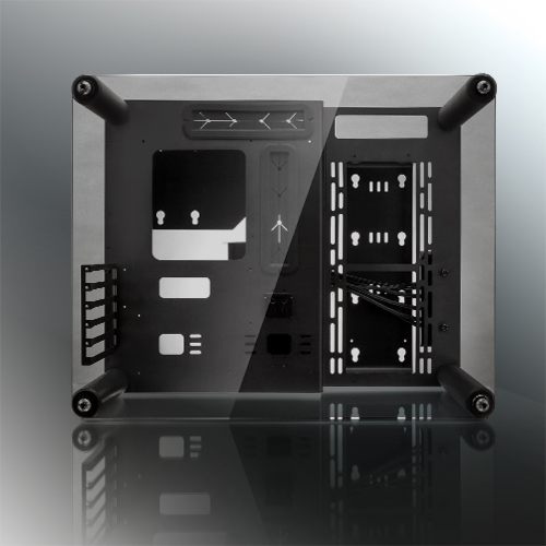 корпус Raijintek PAEAN M (Micro-ATX, Aluminum Open frame case; Aluminum 3.0mm + SGCC 1.0mm; 4.0mm Tempered Glass; USB3.0 *2 + USB2.0*2; 5 PCI slots)