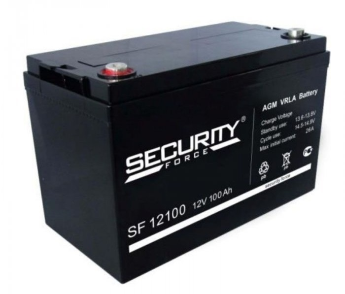 Аккумуляторная батарея SECURITY FORCE Аккумуляторная батарея для ИБП SF 12100 (12V / 100Ah) (4614030010007)