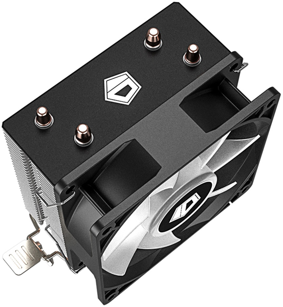 Кулер для процессора ID-COOLING SE-902X-B LGA1851/1700/1200/115X/AM5/AM4 (30шт/кор, TDP 100W, PWM, 2 тепл.трубки прямого контакта, Blue LED FAN 92mm) RET