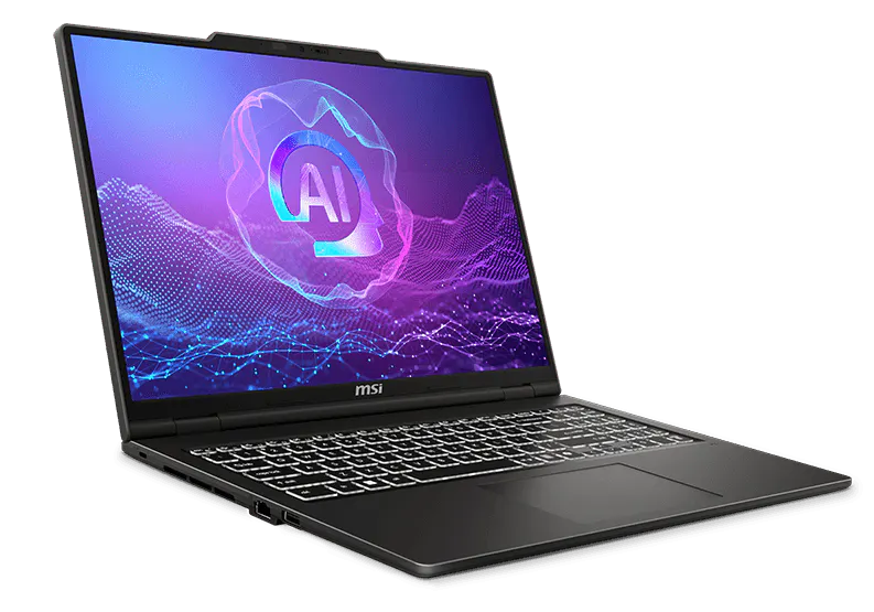 Ноутбук MSI VenturePro Core 7 240H, 16" 16:10 2K OLED (2048x1280),64GB (32GB*2)DDR5, 1TB SSD, RTX5060 8GB GDDR7, DOS,2y