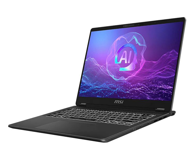 Ноутбук MSI Prestige 14 AI+ Evo C2VMG Core Ultra 7 258V 14" 16:10 2.8K (2880x1800), OLED,120Hz,32GB LPDDR5,1TB SSD Intel Arc Graphics,90Whr,1,7kg,1y,Win11Pro,Stellar Gray