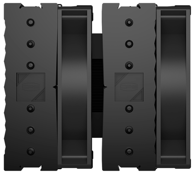 Кулер для процессора PCCooler RT620 ARGB BK, 2x120mm ARGB FAN, 6 HEAT PIPES, 4-PIN PWM, 500-2200 RPM, 34.9 DBA, HYDRO BEARING, LGA 1851/1700/1200/115X, AMD AM5/AM4