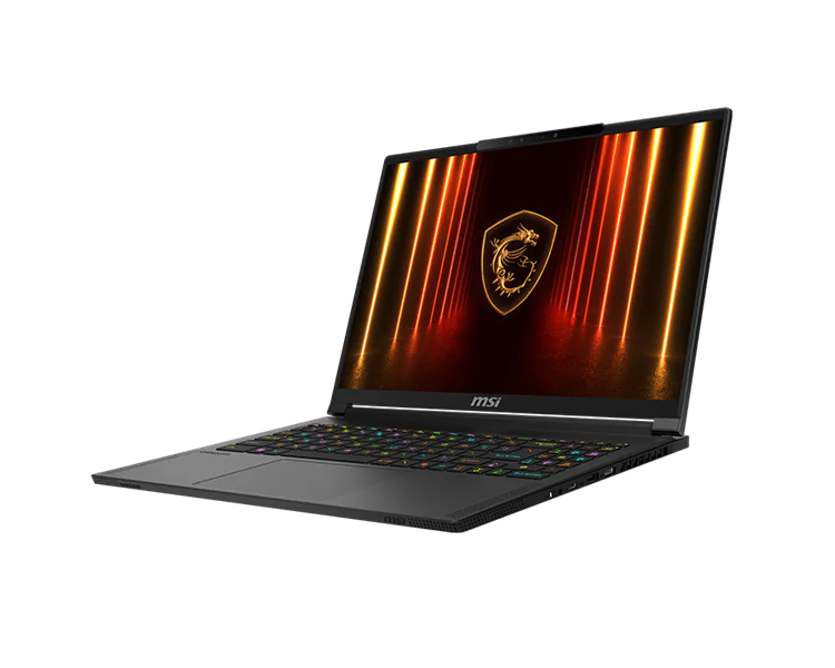 ноутбук MSI Stealth A16 AI+ A3XWHG Ryzen AI 9 HX 370 16" 16:10 QHD+ (2560 x 1600) OLED, 240hz,LPDDR5X 32GB,2TB SSD,NV RTX™ 5070 Ti GDDR7 12GB,99Whr,2.1kg,2y,Dos,Core Black
