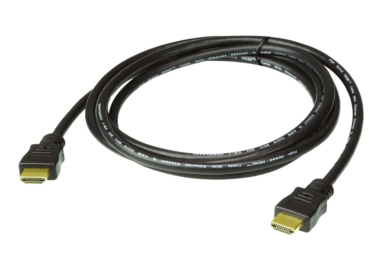 Кабель Aten ProAV-black: 3 м HDMI 2.0b/Ethernet Высокоскоростной кабель