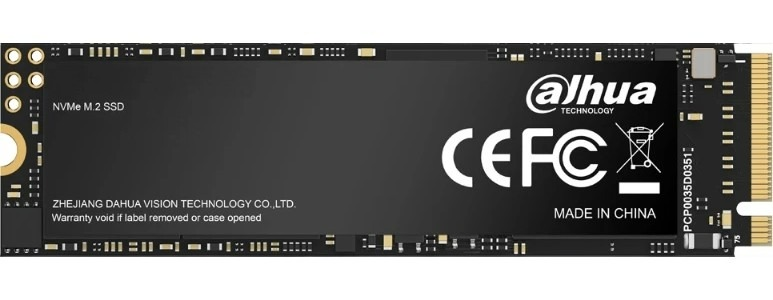 SSD накопитель Dahua SSD C910 2TB M.2 2280 PCIe3x4 3D NAND TLC, R/W up to 2500/1500MB/s, IOPS(R4K) 96K/91K, TBW 1000TB, 3y wty