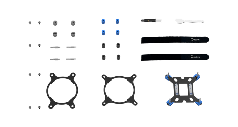 Система водяного охлаждения Ocypus Delta L24 BK ARGB V2, 240mm, ARGB Pump,2x120mm ARGB fans, LGA115X/1200/1700/18XX, AM4/AM5