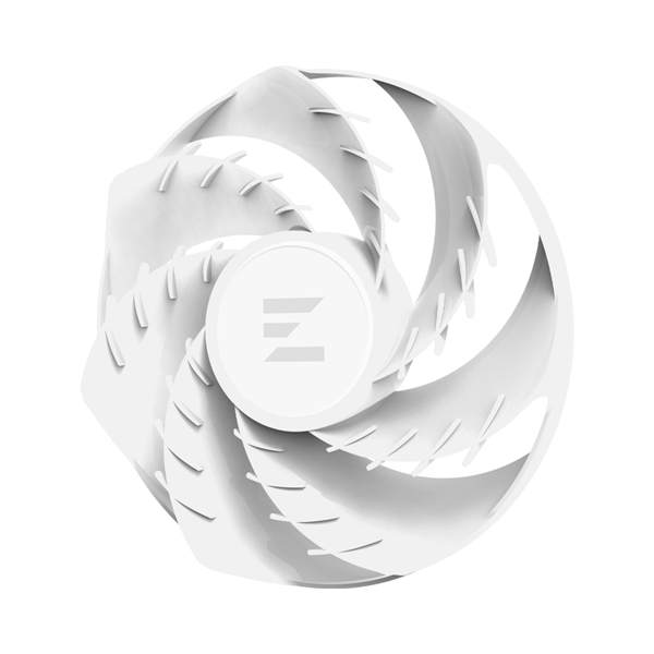 Вентилятор для корпуса ZALMAN ZM-AF120R ARGB WHITE, REVERSE, 120x120x25mm, 4-PIN PWM, 800-1500 RPM, 24,3 DBA MAX, HYDRO BEARING