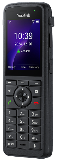 телефон YEALINK AX86R, экран 2.4", Wi-Fi 6, IP67, Alarm, виброоповещение, Bluetooth, 3.5 mm, Type-C, SNC, звук HD