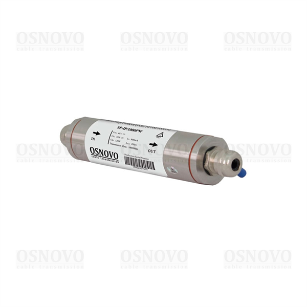 Устройство грозозащиты OSNOVO SP-IP/1000PW Уличное устройство грозозащиты из нержавеющей стали для локальной вычислительной сети (скорость до 1000 Мб/с) с защитой линий PoE (af/at, методы A + B, контакты 1/2, 3/6, 4/5, 7/8)