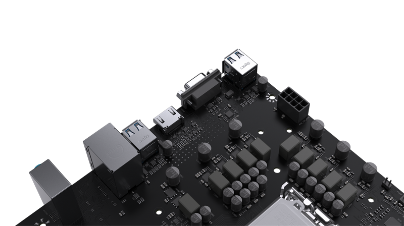 Материнская плата MAXSUN MS-Challenger B760M D5, LGA1700, B760, 2*DDR5, 3*SATA3, 3*M.2, 2*USB 3.2, 6*USB 2.0, 1*PCIEx16, 1*PCIEx1, VGA+HDMI, mATX