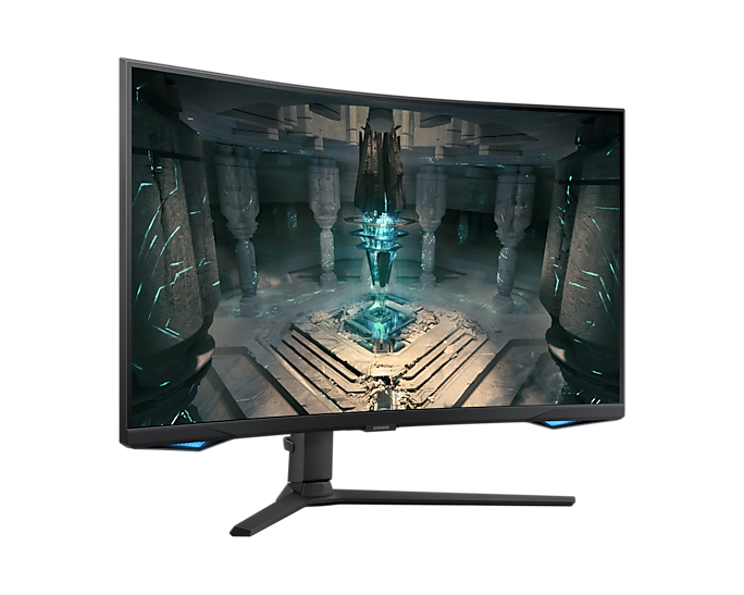 Samsung 32" Odyssey G6 S32BG650EI Curved VA 16:9 2560x1440x240Hz 1ms 350cd 2500:1 178/178 1,07 млрд HDMI*2 DP USB3.0x2 Spk HAS Pivot Tiltl VESA Black