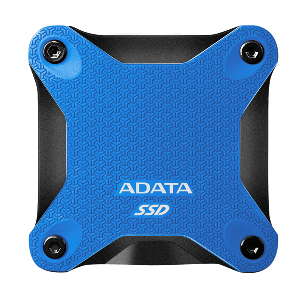 Внешний накопитель External SSD ADATA 1TB USB 3.2 Gen 2 (USB 10Gbps) R550/W480MB/s 3D NAND COLOR BOX blue