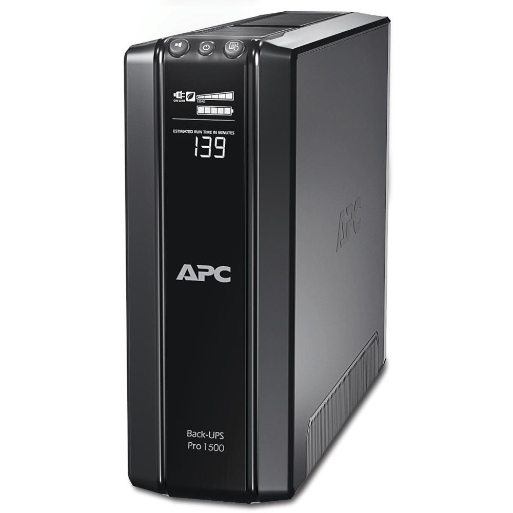 Источник бесперебойного питания для персональных компьютеров APC Back-UPS Pro Power Saving RS, 1500VA/865W, 230V, AVR, 10xC13 outlets (5 Surge & 5 batt.), XL (1хBR24BP(G)), Data/DSL protrct, 10/100 Base-T, USB, PCh, user repl. batt., 1 year warranty