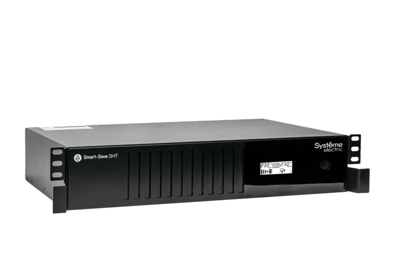 Источник бесперебойного питания Systeme Electric Smart-Save SMT, 1000VA/720W, RM 2U, Line-Interactive, LCD, Out: 230V 6xC13, SNMP Intelligent Slot, USB, RS-232