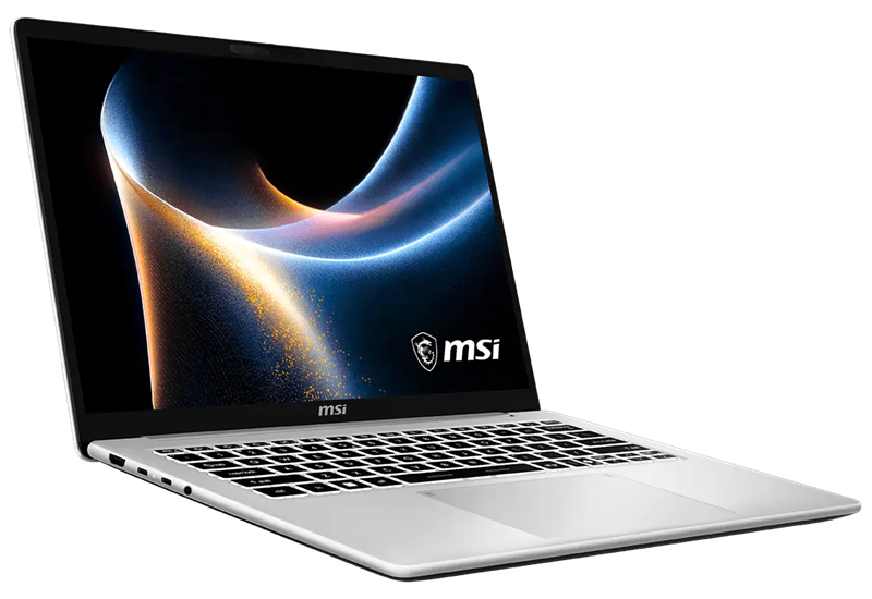 ноутбук MSI Modern 14S AI+ G3MG Core Ultra 5 322 14" 16:10 FHD+ (1920 x 1200) OLED,DDR5 16GB,512GB SSD,Intel Arc Graphics,backlight,60Whr,1.5kg,1y,Dos,Urban Silver