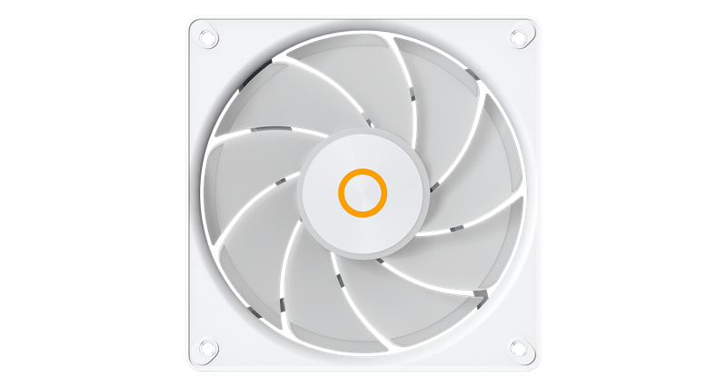 Вентилятор для корпуса Ocypus Gamma F12 Elite WH ARGB REVERSE BLADE 3 IN 1, 120x120x25mm, 4-PIN PWM, 600-1800 RPM, 26 DBA MAX, HYDRO BEARING