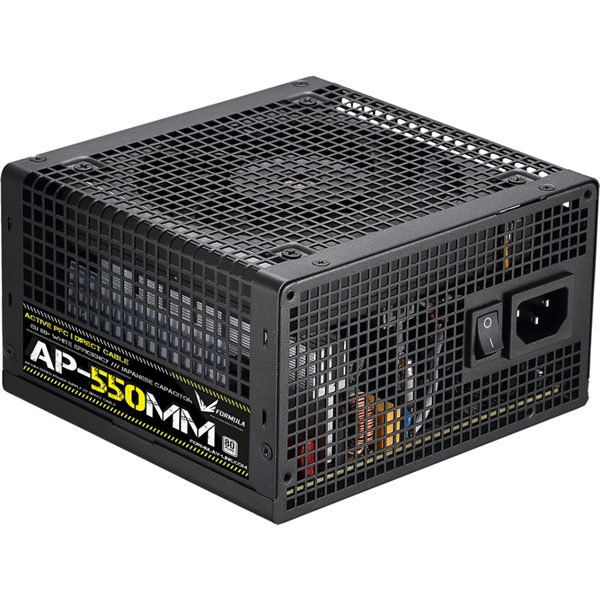 Блок питания Formula V Line AP-550MM, 550W, APFC, 80+, 12cm Fan