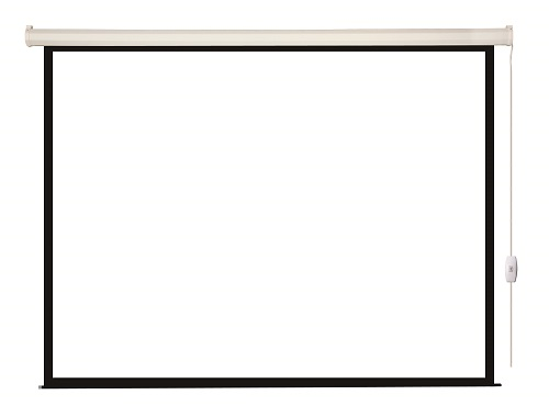 Экран с электроприводом Lumien Eco Control 153x203 см (раб. область 147х197 см) MW черная кайма 4:3