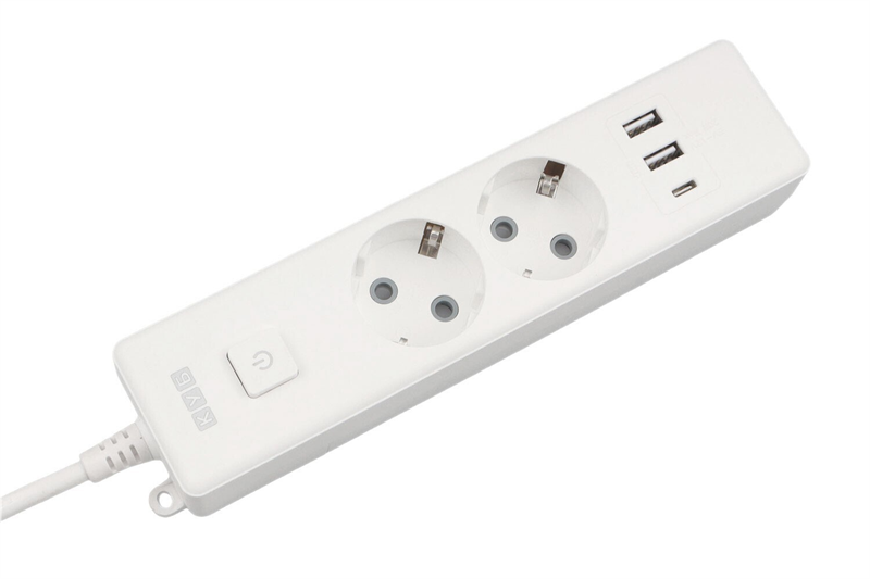Сетевой фильтр Power Cube сетевой фильтр c USB, 1,9 метра, USB-порты:Type-A: 2 шт,Type-C: 1 шт.зарядка 3.5А/20вт, 2 розетки с заземлением, 16А/3,5кВт, cечение провода: 3х1,0мм2, белый, 2 года гарантии, Россия