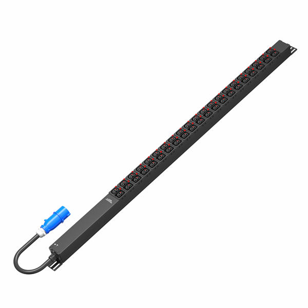 Блок распределения питания SMARTWATT PDU P-series Basic, 0U, 1Ф 16A, 3,8кВА, выход - 21xC13+21xC39, вход IEC 309, кабель 2М