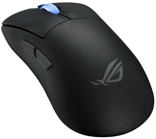 Мышь ASUS ROG KERIS II WIRELESS ACE, 54g, 2.4GHz RF, Bluetooth, 42K DPI Sensor, 5 Programmable Buttons, Black