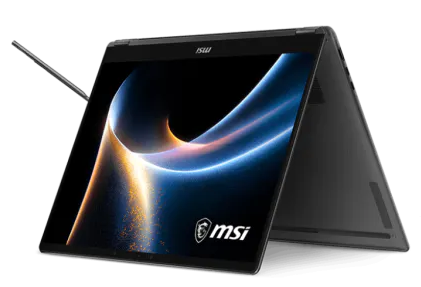 ноутбук MSI Prestige 16 Flip AI+ C3MTG Core Ultra 9 386H 16" 16:10 2.8K (2880x1800) OLED, 120Hz,Touch Screen (support MSI Nano Pen),LPDDR5X 32GB, 2TB SSD,Intel Arc Graphics,81Whr,1.66kg,1y,Win11Pro,Gray