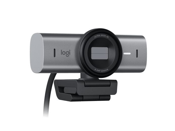 Веб-камера Logitech Webcam Brio MX 4К, 3840x2160, Pale Grey [960-001554]