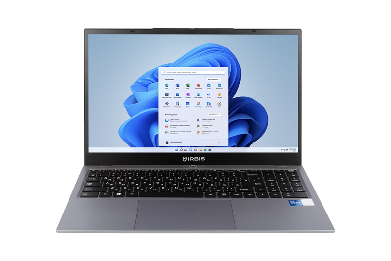 IRBIS 15NBP3512L 15.6" FHD (1920x1080) IPS 300cd,Core i7-1255U,16Gb DDR4-3200(1),512Gb SSD,4G LTE,Wi-Fi 6+BT 5,5300mAh,Metal case,Kbd Backlit,FPS,TPM 2.0,1.77kg,Grey,3y warranty,Win11Pro
