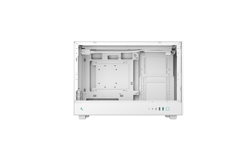 корпус Deepcool CH260 WH без БП, боковое окно (закаленное стекло), белый, MICRO ATX/MINI-ITX