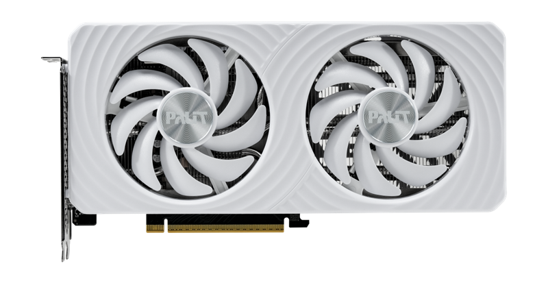 Видеокарта PALIT NE7506TU19T1-GB2061M RTX5060Ti WHITE OC 16GB GDDR7 128bit 3-DP HDMI/sticker