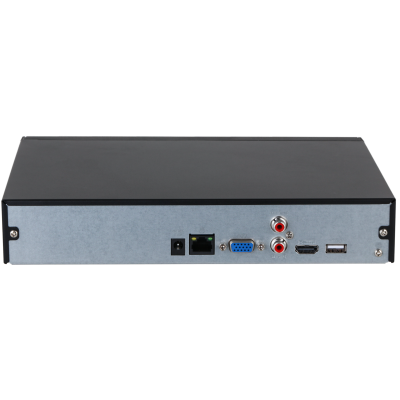 Видеорегистратор DAHUA 4-канальный IP-видеорегистратор 4K и H.265+, ИИ Входящий поток до 80Мбит/с; сжатие: H.265+, H.265, H.264+, H.264, MJPEG; разрешение записи до 12Мп; накопители: 1 SATA III до 20Тбайт; воспроизвед
