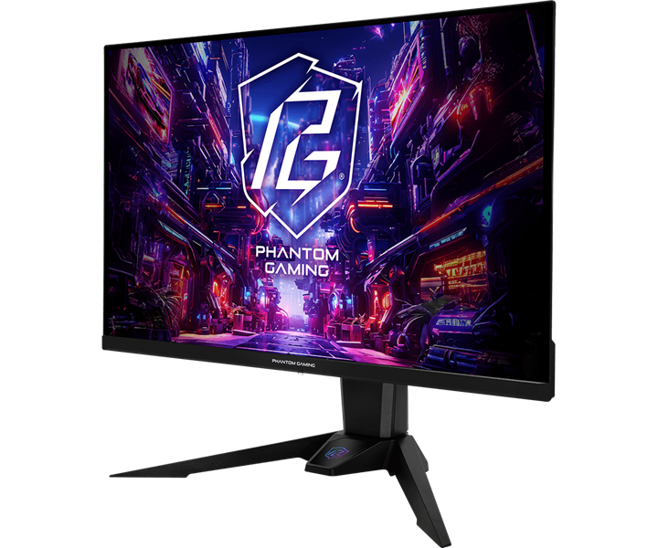 Монитор ASROCK 27" PGO27QFV OLED 2560x1440 0,03 ms GTG 250cd 360Hz HDR 400 VESA HAS Tilt HDMI*2 DP HAS Swivel Pivot Type C MM black
