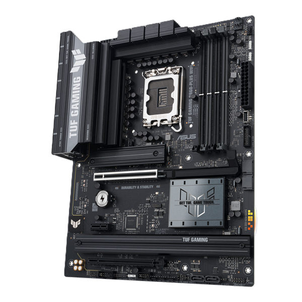 Материнская плата ASUS TUF GAMING B860-PLUS WIFI, LGA1851, B860, 4*DDR5, 4*SATA, 3*M.2, 5*USB 3.2, 2*USB 2.0, Type-C, 2*PCIx16, 1*PCIx1, DP+HDMI, ATX; 90MB1JL0-M0EAY0