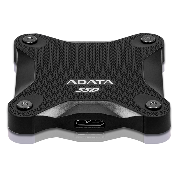 Внешний накопитель External SSD ADATA 512GB USB 3.2 Gen 2 (USB 10Gbps) R550/W480MB/s 3D NAND COLOR BOX black