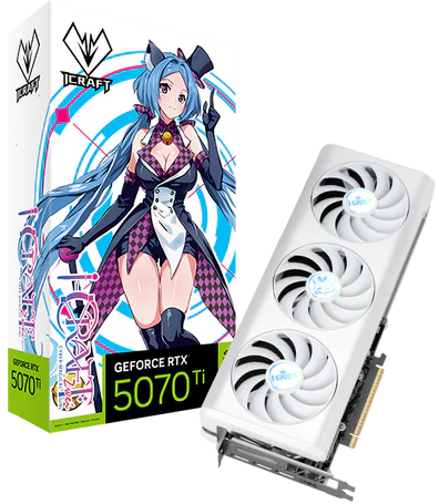 Видеокарта MAXSUN MS-RTX5070Ti iCraft OC16G AIGA//RTX5070Ti HDMI, 3*DP, 16G, D7