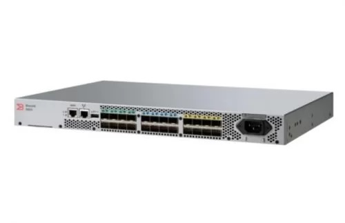 Brocade G610 FC, 24 ports/8 active, incl: 8x16G SWL SFP+ trans, PowerSup, rails; w/o EntBndl, FOS notupgradable (DS-6610B,SN3600B,SNS2624,DB610S)