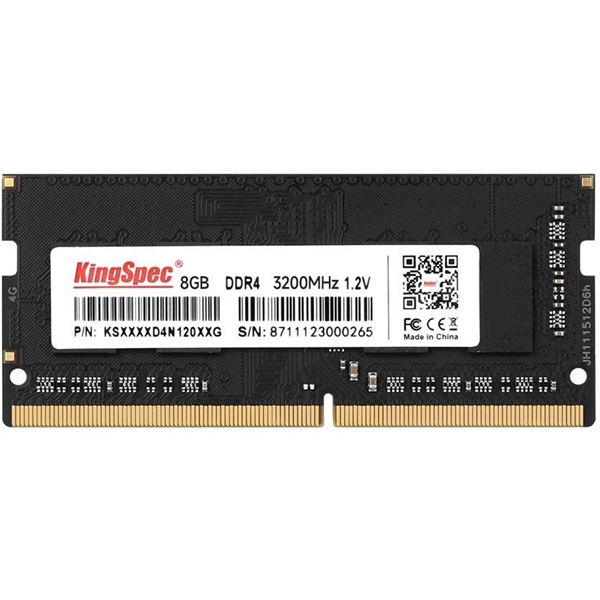 оперативная память Kingspec DDR4 SO-DIMM 8GB 3200MHz CL17 1x8GB 1.2V 260-pin