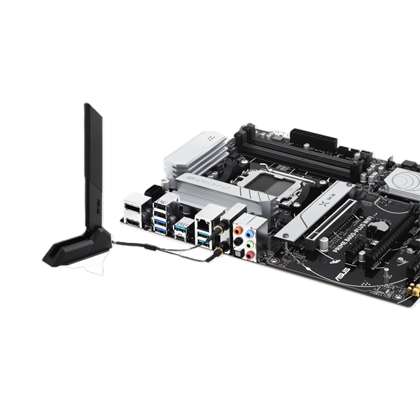 Материнская плата ASUS PRIME B650-PLUS WIFI, AM5, B650, 4*DDR5, 4*SATA, 2*M.2, 6*USB 3.2, 2*USB 2.0, 3*PCIx16, 2*PCIx1, DP+HDMI, ATX; 90MB1KP0-M0EAY0