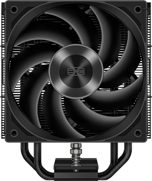 Кулер для процессора PCCooler RZ400 V2 BK, 120mm FAN, 4 HEAT PIPES, 4-PIN PWM, 500-2200 RPM, 32 DBA, FDB BEARING, LGA 1851/1700/1200/115X, AMD AM5/AM4