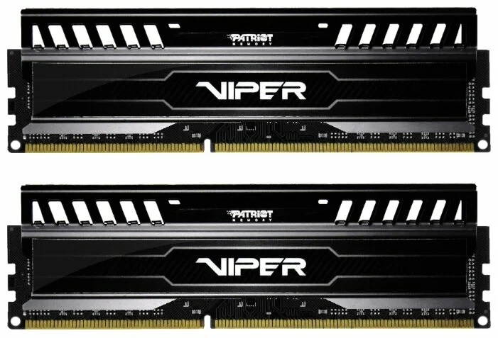 Оперативная память Patriot Viper 3 DDR3 DIMM 16GB 1600MHz KIT 2*8GB CL9 9-9-9-24 1.5V